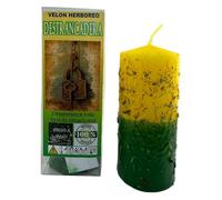 HOSTENATURA | Velón Herbóreo Destrancadera 14x6 cm | Velón Esotérico para Desbloqueo Energético y Apertura de Caminos | Ritual Espiritual para Superar Obstáculos | Elaboración Artesanal