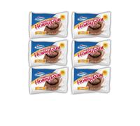 Hostess Jumbo - Pasteles de miel para moño de 4 onzas, paquete de 6 (bollo de miel glaseada gigante)