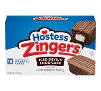 Hostess Zingers Iced Devil's Food Cake 10 Per Box