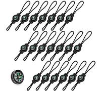 HOSTK 20pc brújula Cremallera se Adapta para Deporte al Aire Libre Mochila de Viaje Hombro Bolsa Key Holder Cremallera Fixer (20pc-Big)