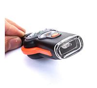 Hosuho Silbato de supervivencia de emergencia, silbato multifunción 7 en 1 para exteriores (contenedor de almacenamiento + LED + silbato + brújula + termómetro + reflector + lupa), para camping y