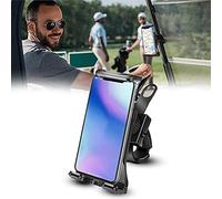 Hosuho Soporte de teléfono para carrito de golf ajustable, giratorio 360 grados, universal, para bicicleta, barco, coche, carrito de golf y cochecito, para teléfonos y Pad de 4,7-10 pulgadas