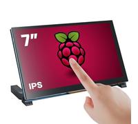 Hosyond 7 pulgadas pantalla táctil IPS DSI compatible con frambuesa Pi 5/4/3, 800x480 pixeles pantalla capacitiva MIPI controlador interfaz libre