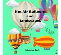 Hot Air Balloon Art: Coloring Book
