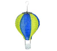 Hot Air Balloon Lamp - Solar Lanterns Outdoor Ambiance, Waterproof Hanging Light Decoration | Twinkling Flame Effect, Rainbow Glass Spot LED, Solar Powered Lantern For Patio Garden Holiday Outdoor