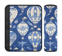 Hot Air Balloon Pop - Paquete de 2 almohadillas de hombro para correa, más comodidad de conducción, protector de cinturón de seguridad para camionetas, la mayoría de los coches, accesorios de 10 x 7.7