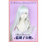 Hot Anime Fate/Grand Order FGO Cosplay peluca Caster Anastasia Cosplay peluca 120cm peluca larga blanca plateada + pista + gorra