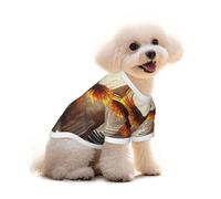 Hot Bird Transformation - Camiseta para perro, ropa para cachorros, chaleco para mascotas y camiseta elástica sin mangas, para perros y gatos, linda, transpirable, suave, mediana