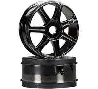 Hot Bodies 67768 HB Edge Wheel (2-Piece) Black Chrome 42x83mm