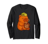 Hot Chocolate Capybara Kawaii Aesthetic Cozy Vibes Manga Larga