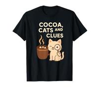 Hot Chocolate Cat Mystery Reader Bookish Vibes Camiseta