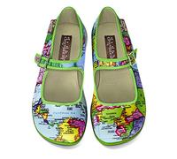 Hot Chocolate Design Chocolaticas Bon Voyage Bailarina Mary Jane para Mujeres Multicolor HCD 38