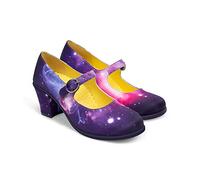 Hot Chocolate Design Chocolaticas Mid Heels Mary Jane - Zapatos de tacón para Mujer, Nebulosa, 39 EU