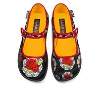 Hot Chocolate Design Chocolaticas - Zapatos Planos de Lona para Mujer Estilo Moderno Merceditas, 39 EU