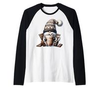 Hot Chocolate GNOME Dad For Cocoa Lover and Sweater Weather Camiseta Manga Raglan