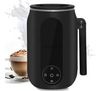 Hot Chocolate Machine, 500W Automatic Milk Frother with Non-Stick Coating, Anti-Overflow Design, Milk Warmer Foam Maker