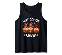 Hot Cocoa Crew Christmas Gnomes Funny Matching Family Xmas Camiseta sin Mangas