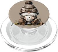 Hot Cocoa Gnomes Graphic For Women Men Kids Cute Winter PopSockets PopGrip para MagSafe