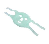 Hot Cold Comress Gel Bead Face Cover Suave Hinchazón Alivio del Estrés Heat Ice Pack Face Cover para Dormir (Verde claro)