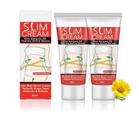 Hot Cream, Slimming Fat Burning Cream for Waist, Belly, Buttocks and Thighs, Slimming Cream Anti-Celulitis, Slim Extreme 3D Thermo Active Serum, Loose Weight Fast for Women and Men (2 PCS)