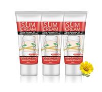 Hot Cream, Slimming Fat Burning Cream for Waist, Belly, Buttocks and Thighs, Slimming Cream Anti-Celulitis, Slim Extreme 3D Thermo Active Serum, Loose Weight Fast for Women and Men (3 PCS)