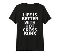 Hot Cross Buns Apparel - Diseño único y Divertido para Amantes de los moños Camiseta Premium