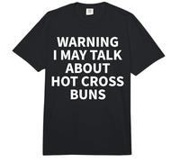 Hot Cross Buns Apparel - Divertido diseño para Amantes de los moños Comfort Colors Adult Heavyweight T-Shirt
