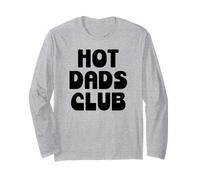 Hot Dad Club Cool Dads I Love Hot Daddy Wife Husband Fathers Manga Larga