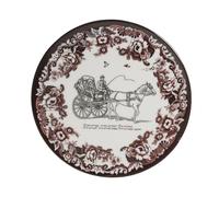 Hot Dish Mat - 6.7 Inch Heat Resistant Table Mat, Non-Slip Melamine Dish Mats, High Temperature Resistant Dining Tool with Blue White Porcelain Pattern | Table Protection for Kitchen, Oven, Cup, Fryer