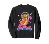 Hot Dog Dj Divertido Música Groove Sudadera