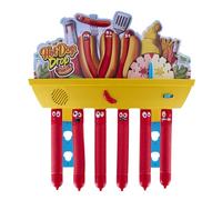 Hot Dog Drop - Juego electrónico de reacción de batuta con Efectos de Sonido para Toda la Familia. Juego de Captura de Salchichas a Partir de 5 años.