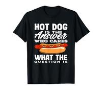 Hot Dog Lover es la Respuesta Que le Importa Camiseta