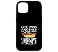 Hot Dog Lover Otra razón por la que sé que Jesús me ama Carcasa para iPhone 13