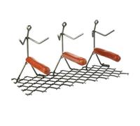 Hot Dog Roaster Rack Funny Creative Standing Man Shape Stainless Steel
