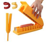 Hot Dog Schneider - Ergonómico Hot Dog Cutting Edge | Camping Wurstschneider | Herramienta De Corte De Hot-dog Fácil De Usar Para Incluso | Tazas Decorativas | Seguro Y Entretenimiento Para Niños