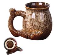 Hot Drink Coffee Mug - 380ml Ceramic Cup, Heat-Resistant Handle, Comfortable Grip Beverage Holder | Multipurpose Ceramic Mug for Hot Cold Milk Ice Water Juice Latte Tea Beer Whiskey Girlfriend Boyfrie