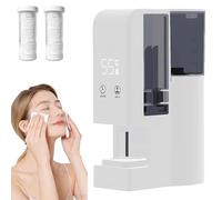 Hot Face Towel Heater Machine Dispenser, Hot Face Towel Heater Machine, 5-Second Automatic Heating Disposable Towels Heaters, 131°F Adjustable Constant Temperature for Skincare (Machine+40PcsTowel)
