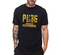 Hot Fashion TPS 3D Shooter Game Playerunknown's Battlegrounds PUBG T-Shirt Winner Winner Chicken Dinner Funny T Shirt Mens O Neck Cotton tee Shirt Fashion Sht Sleeves Tops Clothing Tayl922 Black M