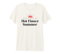 Hot Fiance Summer Engaged Girl Fiancee Bride Bachelorette Camiseta Premium