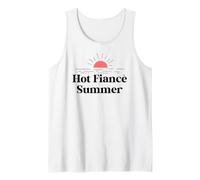 Hot Fiance Summer Engaged Girl Fiancee Bride Bachelorette Camiseta sin Mangas
