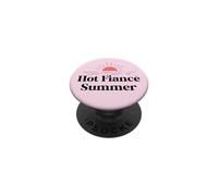 Hot Fiance Summer Engaged Girl Fiancee Bride Bachelorette PopSockets PopGrip Adhesivo