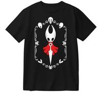 Hot Game Hollow Knight Silksong Merch - Camiseta unisex con gráfico indie para hombres y mujeres, camiseta casual para jugadores, regalo de juego, Black2, L