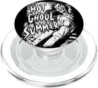 Hot Ghoul Summer Creepy Beach Summer Goth Vacation PopSockets PopGrip para MagSafe