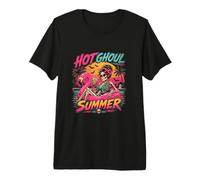 Hot Ghoul Summer Summerween Pool Party Camiseta Premium