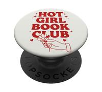 Hot Girl Book Club Lectura Comunidad Literario Estilo de Vida PopSockets PopGrip Adhesivo