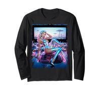 Hot Girl on Camiseta para Hombre - Blonde Bombshell Atomic Pinup Manga Larga