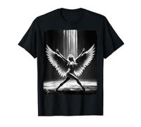 Hot Girl on T-Shirt para Hombre - Beautiful Blonde Angel - BW Camiseta