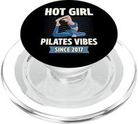 Hot Girl Pilates Vibes Desde 2017 Fiesta de Cumpleaños Año de Nacimiento PopSockets PopGrip para MagSafe