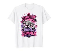 Hot Girl Summer Jimothy Seattle Raccoon Gafas de Sol Camiseta gráfica económica, Hombre, Blanco, XL