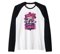 Hot Girl Summer Jimothy Seattle Raccoon Gafas de Sol Camiseta Manga Raglan